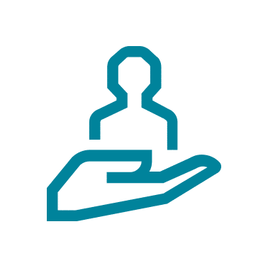 Icon Mandanten im Mittelpunkt